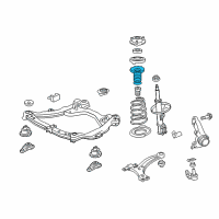 OEM Toyota Avalon Upper Insulator Diagram - 48157-07020