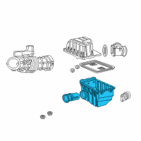 OEM 2007 Ford Explorer Lower Tray Diagram - 6L2Z-9A600-BA