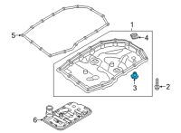 OEM 2022 Hyundai Elantra Plug-Oil Drain Diagram - 45286-4C610