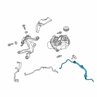 OEM Nissan Maxima Hose & Tube Assembly-Pressure, Power Steering Diagram - 49720-4RA0A