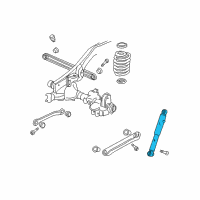 OEM 2007 Hummer H2 Rear Shock Absorber Diagram - 15839042