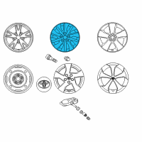 OEM Toyota Prius Plug-In Wheel, Alloy Diagram - 42611-47360