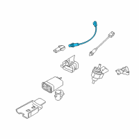 OEM 2010 Chevrolet Aveo Front Oxygen Sensor Diagram - 96951465