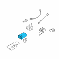 OEM 2009 Pontiac G3 Vapor Canister Diagram - 96554016