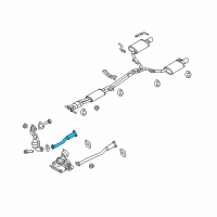 OEM 2015 Ford Flex Front Pipe Diagram - BA8Z-5G203-A