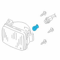 OEM 2007 Ford Escape Fog Lamp Bulb Diagram - YL8Z-13466-BB