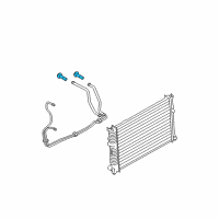 OEM 2006 Mercury Milan Oil Cooler Tube Connector Diagram - 6E5Z-7D273-A