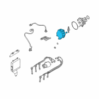 OEM 2003 Dodge Stratus Cap-Distributor Diagram - MD619613