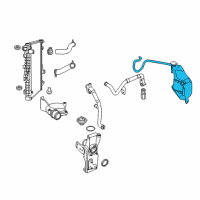 OEM 2011 Ram 3500 Bottle-COOLANT Recovery Diagram - 55057130AD