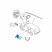 OEM Nissan Titan Sensor-Side AIRBAG, LH Diagram - 98831-1VK8A