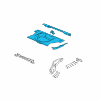 OEM 2003 Pontiac Grand Am Panel, Rear Compartment Diagram - 12335383