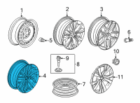 OEM 2022 Honda Civic W-DISK (18X8J) Diagram - 42700-T20-A42