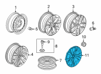 OEM 2022 Honda Civic TRIM, WHEEL (16X7J) Diagram - 44733-T20-A12