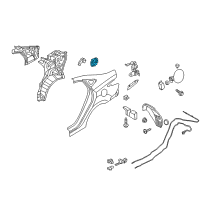 OEM 2016 Hyundai Accent Housing Assembly-Fuel Filler Diagram - 71531-1R500