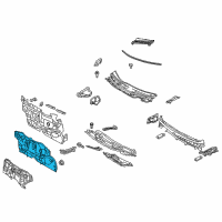 OEM 2018 Toyota Mirai Dash Panel Diagram - 55101-12B60