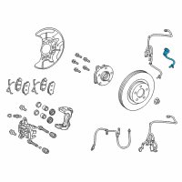 OEM 2015 Lexus NX300h Sensor, Speed W/SUSPENSION Diagram - 89542-78020