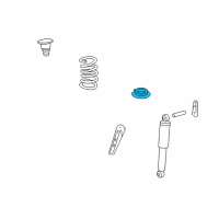 OEM GMC Acadia Limited Lower Insulator Diagram - 10369210