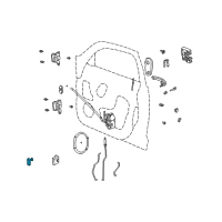 OEM 2004 Chrysler PT Cruiser Dr Check-Front Door Diagram - 4724830AC