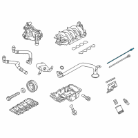 OEM Oil Tube Diagram - FL3Z-6754-C