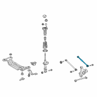 OEM 2018 Toyota Avalon Rear Arm Diagram - 48740-06040