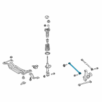 OEM 2018 Toyota Avalon Front Arm Diagram - 48710-06150