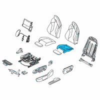 OEM BMW X2 SPORTS SEAT UPHOLSTERY PARTS Diagram - 52-10-7-451-359