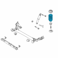 OEM 2016 Hyundai Accent Spring-Rear Diagram - 55330-1R100