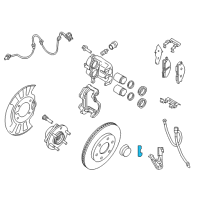 OEM 2013 Infiniti FX37 Pin-COTTER Diagram - 40073-0L700