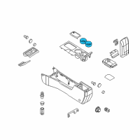 OEM 2010 Mercury Milan Cup Holder Insert Diagram - 6N7Z-5413562-AA