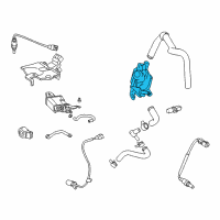 OEM 2012 Lexus HS250h Valve Assy, Vacuum Switching, NO.1 Diagram - 25860-28190