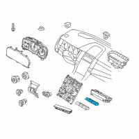 OEM 2019 Ford Taurus Hazard Switch Diagram - BG1Z-13D730-AA