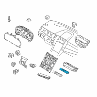 OEM 2015 Ford Special Service Police Sedan Hazard Switch Diagram - BG1Z-13D730-AA