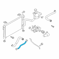 OEM 2012 Ford Edge Hose Diagram - AT4Z-8A505-A