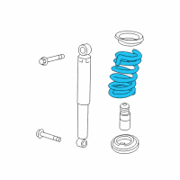 OEM 2014 Chevrolet Equinox Coil Spring Diagram - 20941297