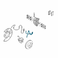 OEM 2012 Infiniti M37 Hose Assembly-Brake Front Diagram - 46210-1MM0A