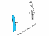 OEM Ford Maverick APPLIQUE - DOOR TRIM PANEL Diagram - NZ6Z-26275A36-AA