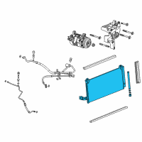 OEM 2017 GMC Sierra 1500 Condenser Diagram - 84243592