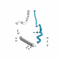 OEM Lincoln Outlet Tube Diagram - HG9Z-6C646-A