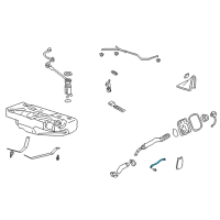 OEM 2002 Pontiac Bonneville WIRE, Fuel Tank Filler Neck Diagram - 25703573