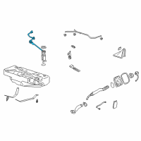 OEM 2002 Pontiac Bonneville Harness Asm-Fuel Level Sensor Wiring Diagram - 12178462