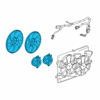 OEM 2019 Buick LaCrosse Fan & Motor Diagram - 84000791