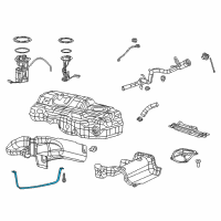 OEM Jeep Cherokee Strap-Fuel Tank Diagram - 68104838AC