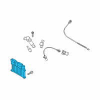 OEM Kia Rondo Engine Ecm Control Module Diagram - 391093E632