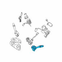 OEM 2009 Kia Rondo Lever Assembly-Lighting Diagram - 934101D000