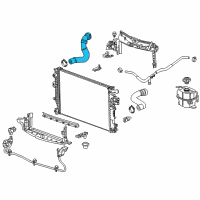 OEM 2016 Chevrolet Malibu Lower Hose Diagram - 84021222