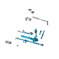 OEM 2005 Acura MDX Power Steering Rack, Reman Diagram - 06536-S3V-515RM