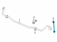 OEM 2021 Acura TLX Link Complete , Rear Diagram - 52325-TJB-A00