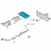 OEM 2021 Hyundai Veloster N Panel-Heat Protector Diagram - 28795-J3100