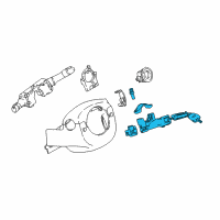 OEM 2015 Nissan Rogue Lock Steering Diagram - D8700-4BA1A