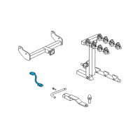 OEM 2007 Saturn Vue Harness Pkg, Trailer Wiring (7.068) Diagram - 12499844